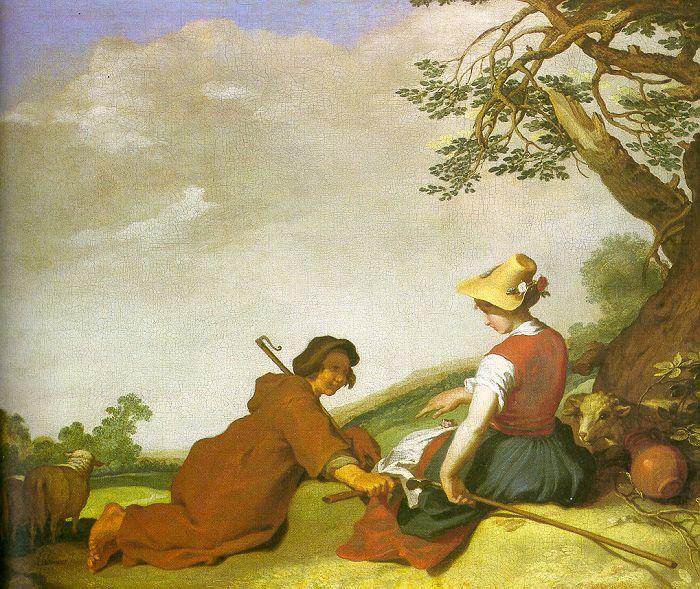 Abraham Bloemart Shepherd and Shepherdess oil painting picture